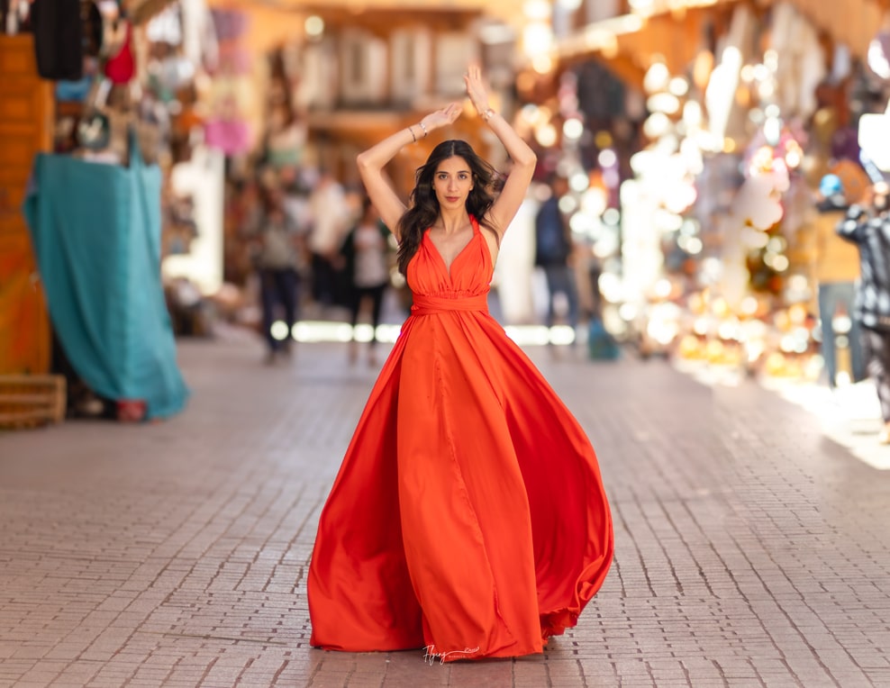 Shooting photo Flying Dress à Rabat