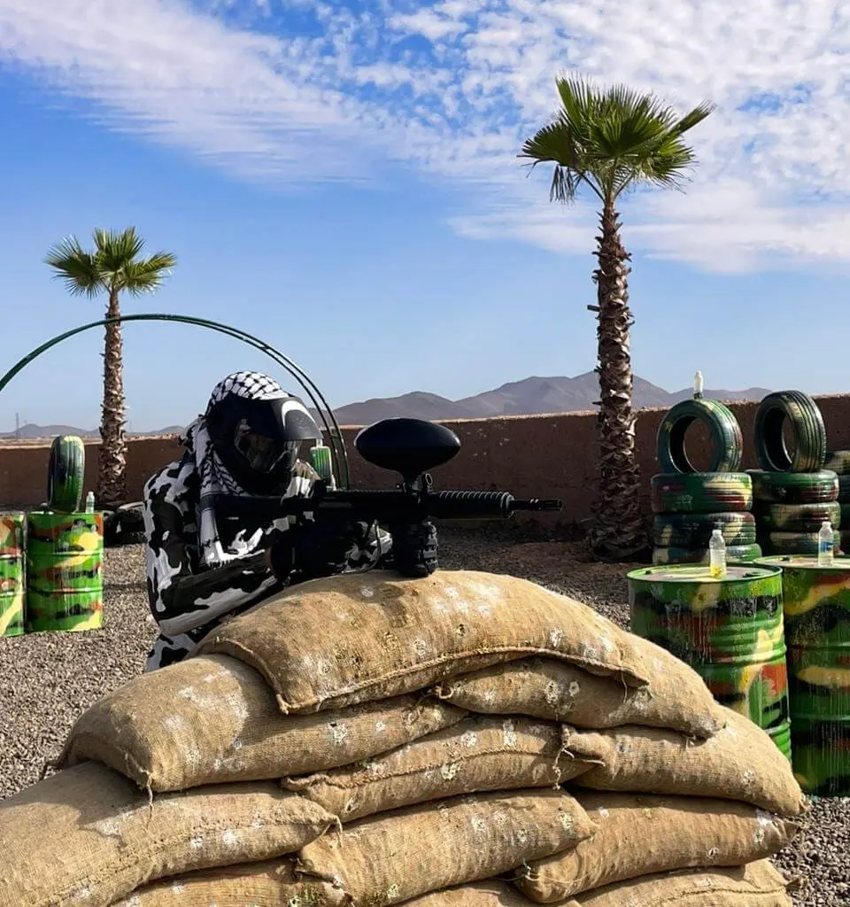 Activité Paintball et tir à Marrakech